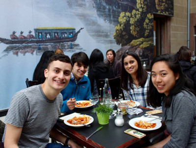 Wharton students eat their way through Germany