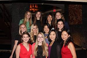 Executive Board at our Etiquette Dinner